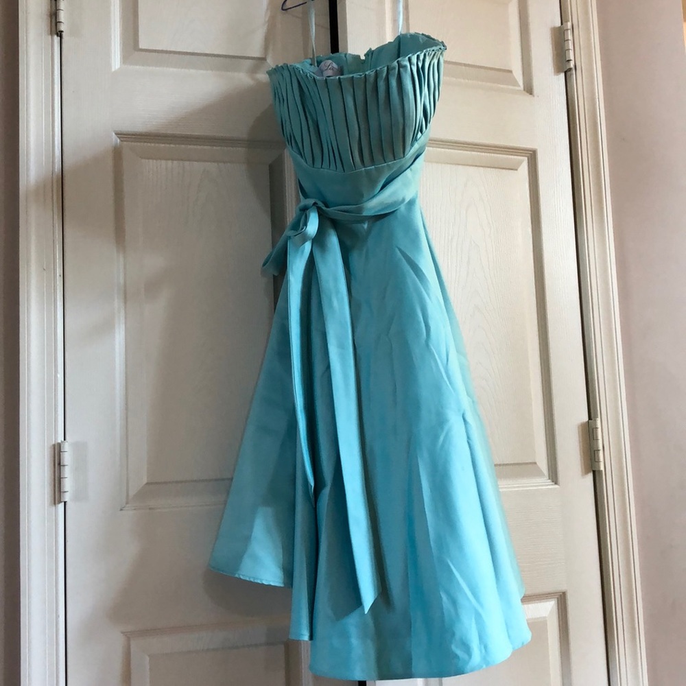 Teal Blue Dress